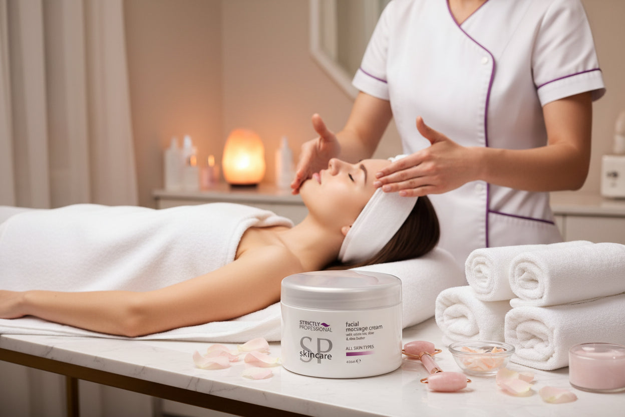 Strictly Professional Massage Cream professional salon massage cream for facial and body massage treatments