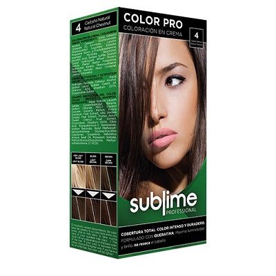 4 - Sublime - Natural Chestnut Colour Hair Colour - 110ml