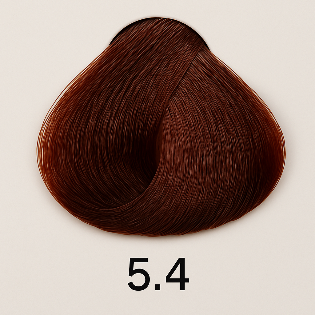 5.4 Tricolor Light Copper Brown Hair Colour w/o ammonia & PPD - 196ml