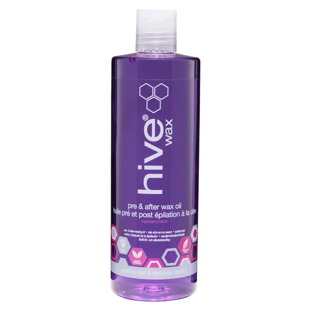 Hive Wax Pre & After wax Oil - Superberry  - 400ml