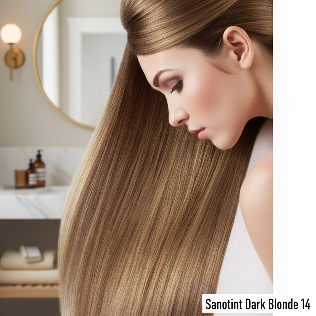 Sanotint 14 Dark Blonde ammonia free permanent hair colour