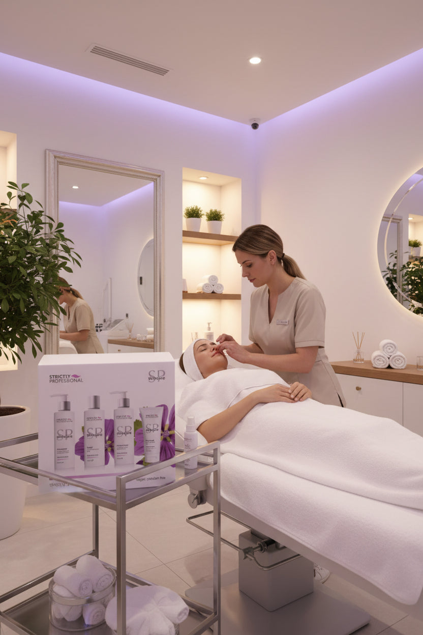 Strictly Professional Facial Kit Sensitive Skin - available from Salonservdirect